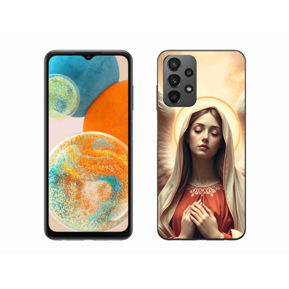 Zselés borítás mmCase Samsung Galaxy A23 4G/5G - vallási motívumhoz