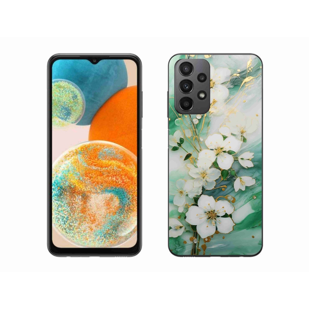 Gél borítás mmCase Samsung Galaxy A23 4G/5G - finom virágok