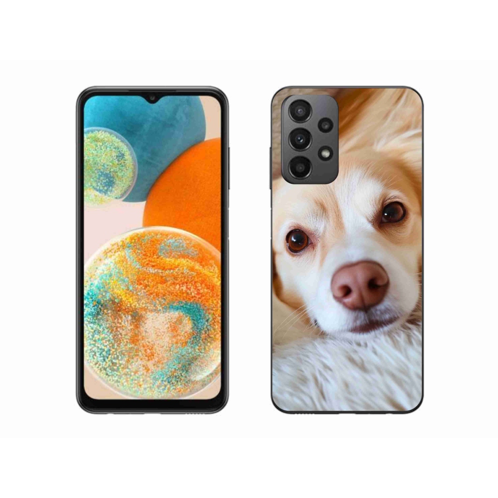 Gél borítás mmCase Samsung Galaxy A23 4G/5G készülékhez - Aranyos csivava