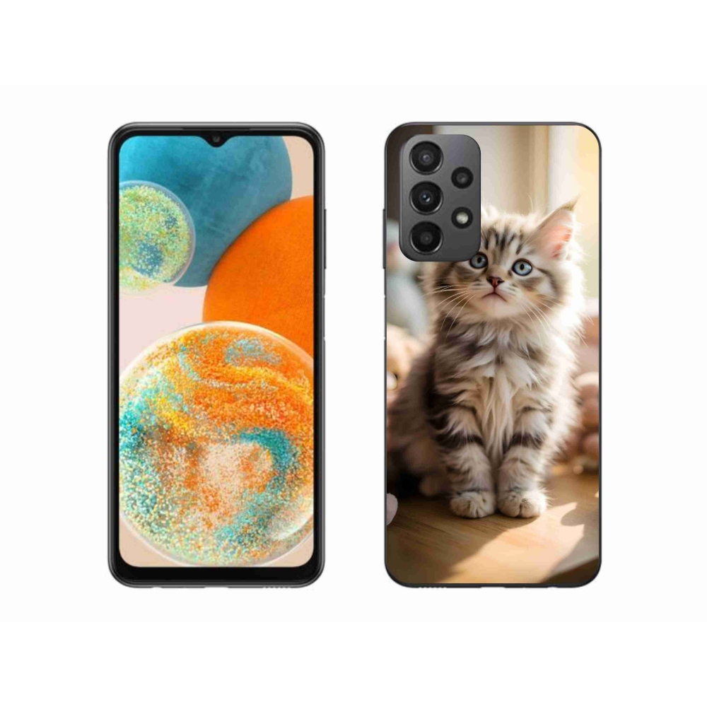 Gél borítás mmCase Samsung Galaxy A23 4G/5G - aranyos cica 10