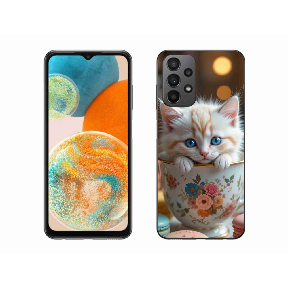 Gél borítás mmCase Samsung Galaxy A23 4G/5G - aranyos cica 6