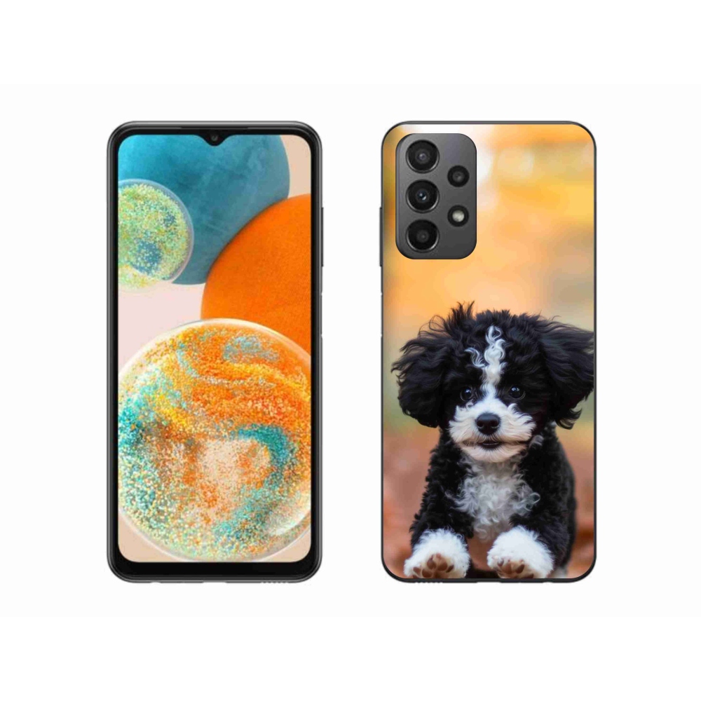 Gél borítás mmCase Samsung Galaxy A23 4G/5G - aranyos kiskutya 2