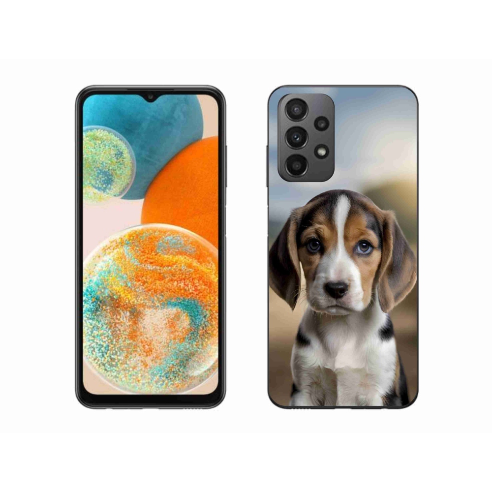 Gél védőhuzat mmCase Samsung Galaxy A23 4G/5G készülékhez - aranyos bézs színű