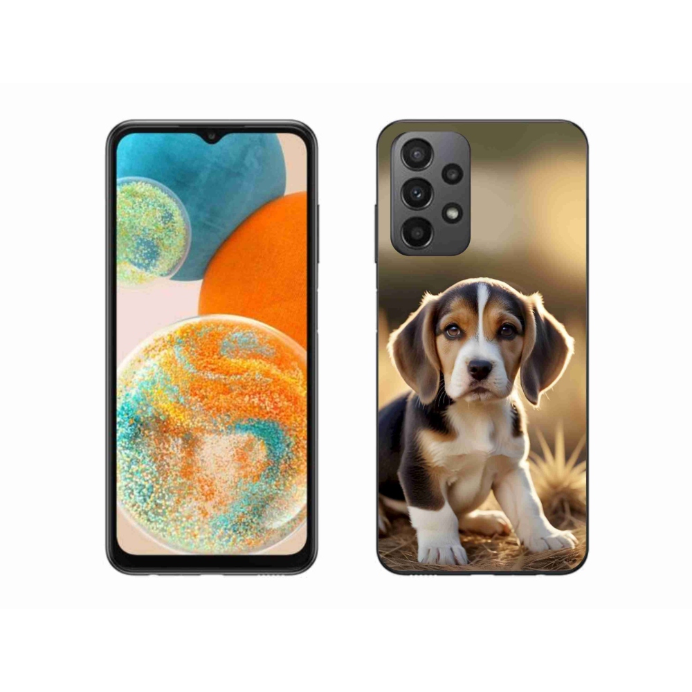 Gél védőhuzat mmCase Samsung Galaxy A23 4G/5G készülékhez - aranyos bézs színű
