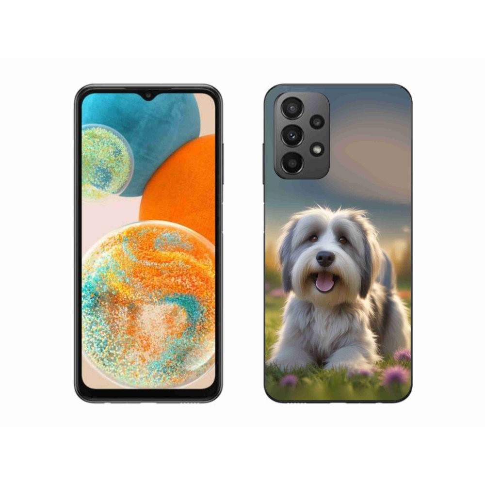 Gél védőhuzat mmCase Samsung Galaxy A23 4G/5G készülékhez - aranyos Havanna kutya