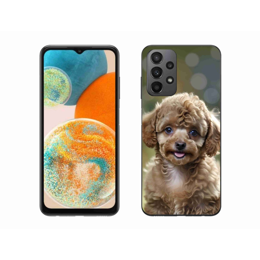 Gél borítás mmCase Samsung Galaxy A23 4G/5G készülékhez - aranyos uszkár