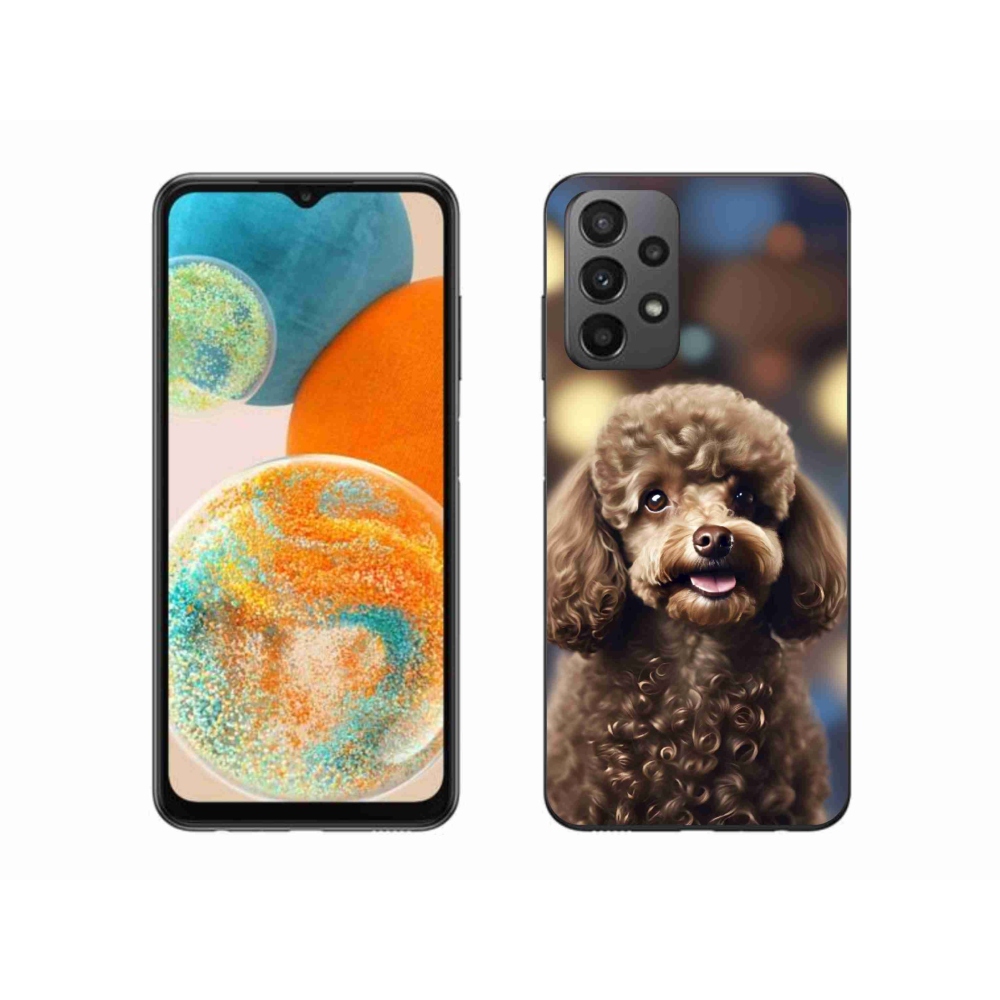 Gél borítás mmCase Samsung Galaxy A23 4G/5G készülékhez - aranyos uszkár