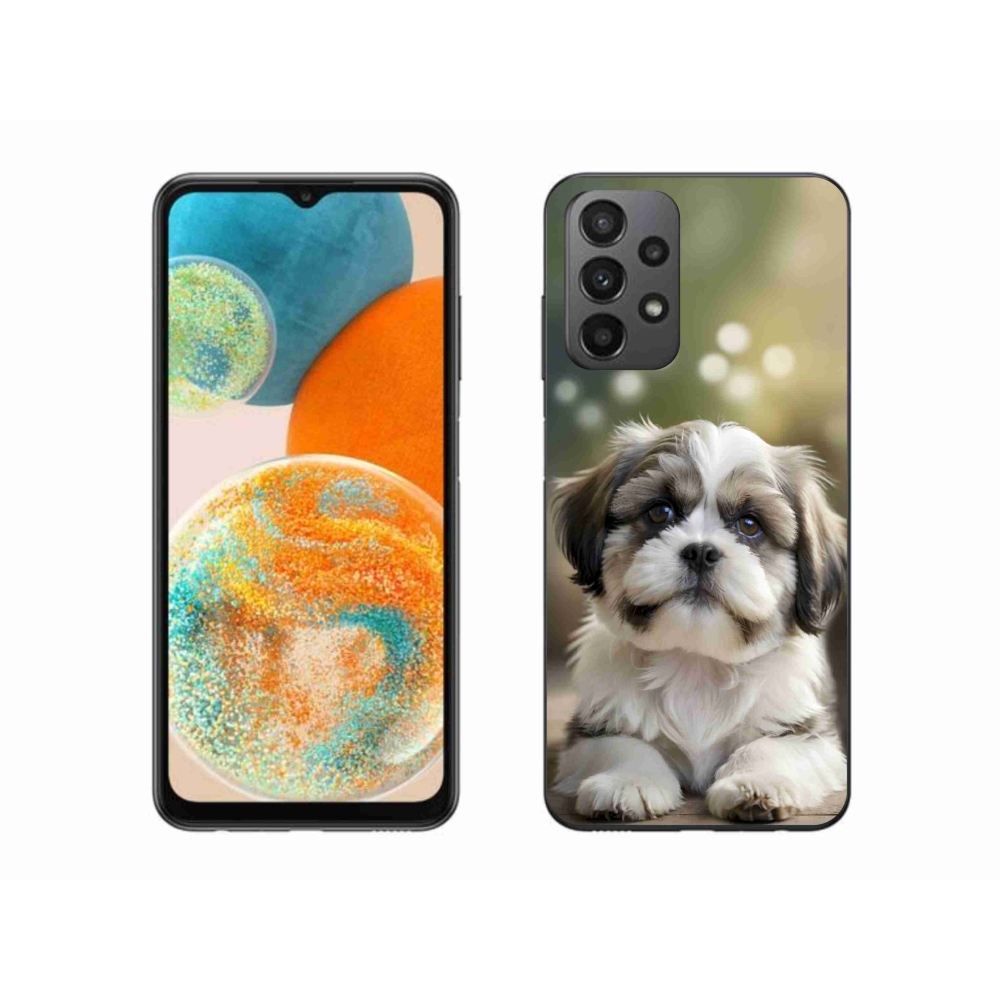 Gél borítás mmCase Samsung Galaxy A23 4G/5G - aranyos shih-tzu