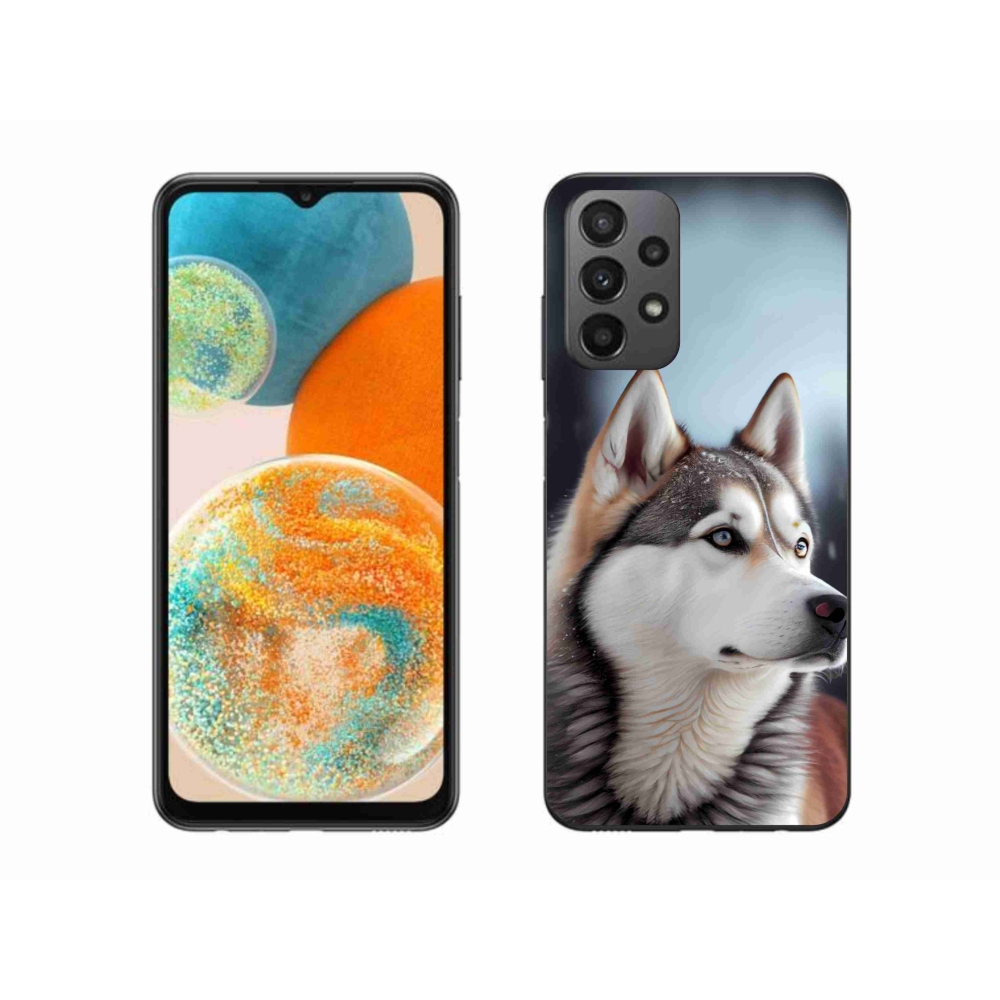 Zselés borítás mmCase Samsung Galaxy A23 4G/5G - Szibériai husky
