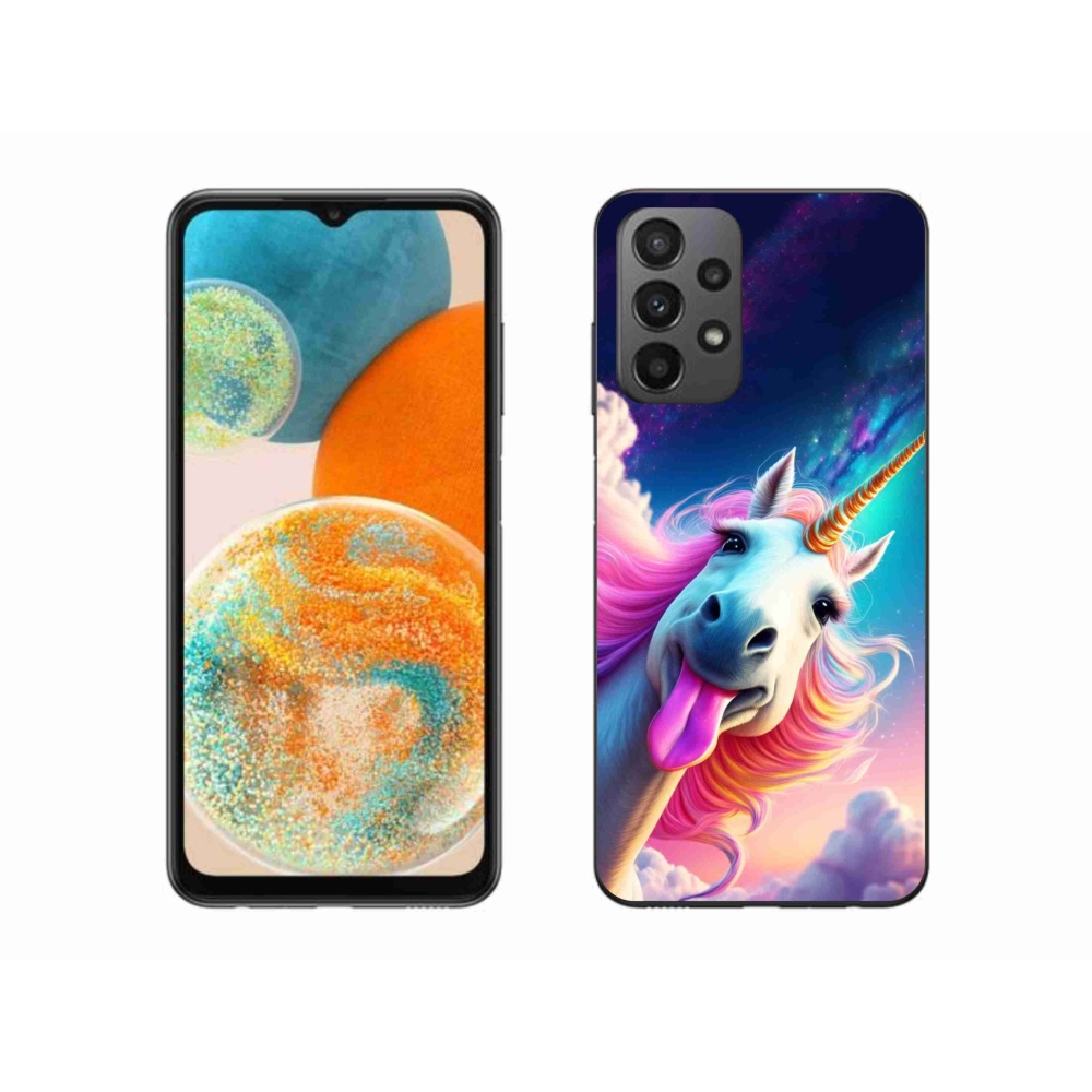 Gél borító mmCase Samsung Galaxy A23 4G/5G - őrült egyszarvúhoz