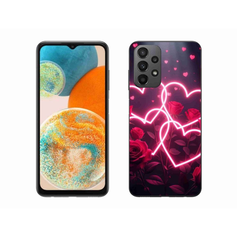 Gél borítás mmCase Samsung Galaxy A23 4G/5G - a szerelem szíve - Samsung Galaxy A23 4G/5G számára