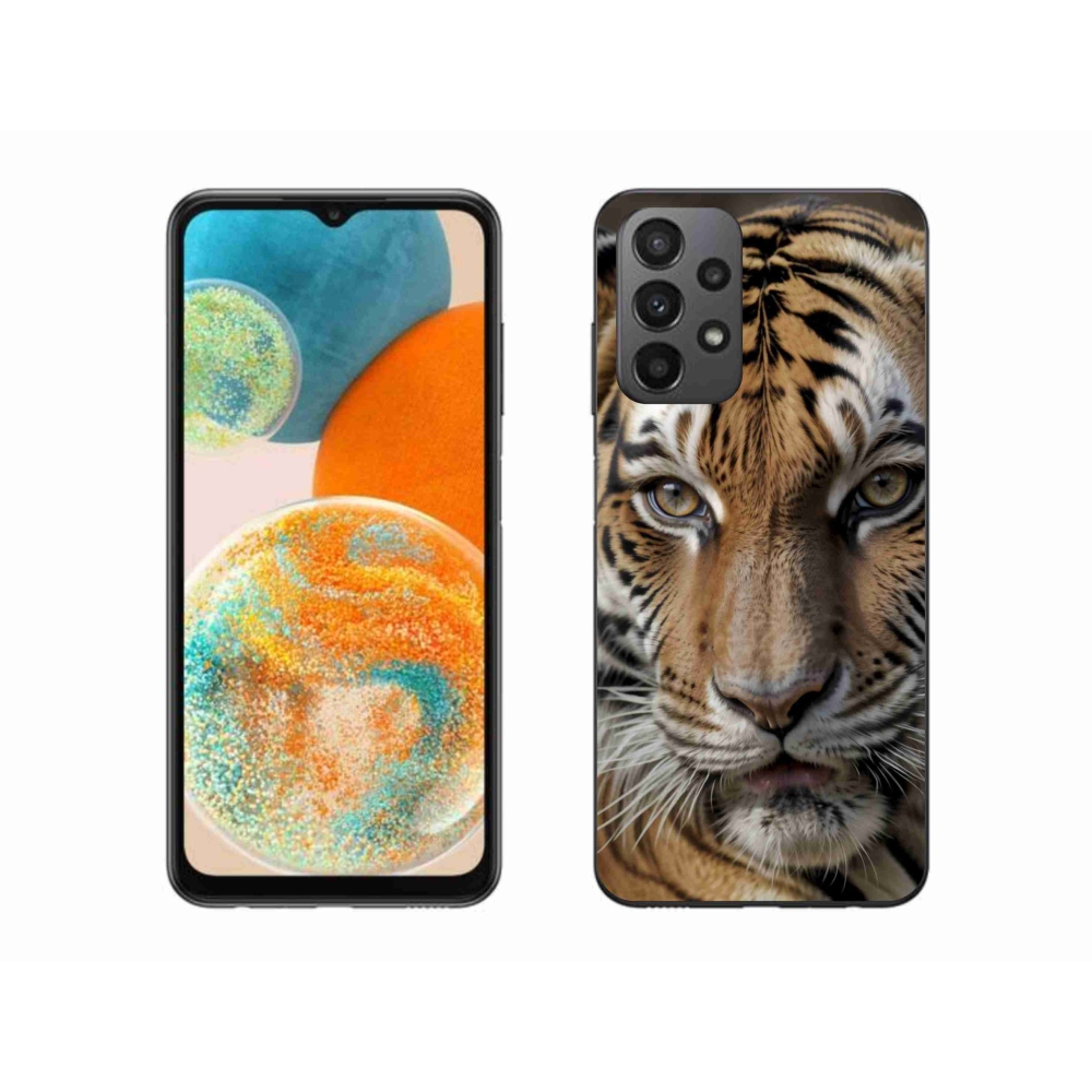 Gél borítás mmCase Samsung Galaxy A23 4G/5G készülékhez - tigris nézet