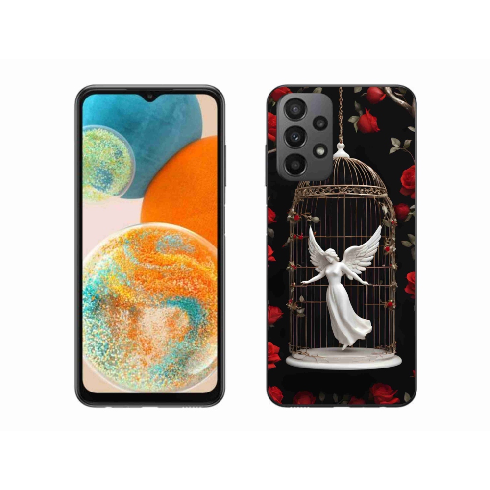 Gél borítás mmCase Samsung Galaxy A23 4G/5G - csapdába esett angyalhoz