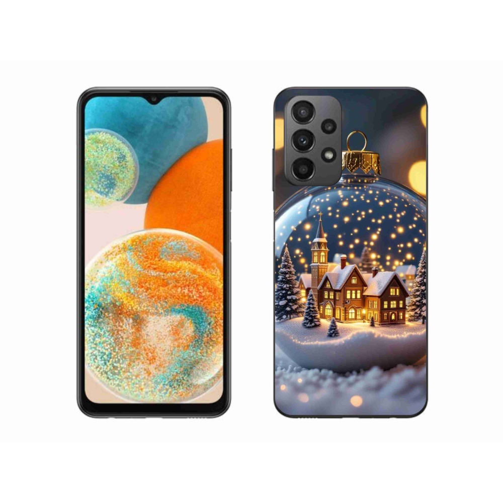 Gél borítás mmCase Samsung Galaxy A23 4G/5G - Karácsonyi gömbök 4