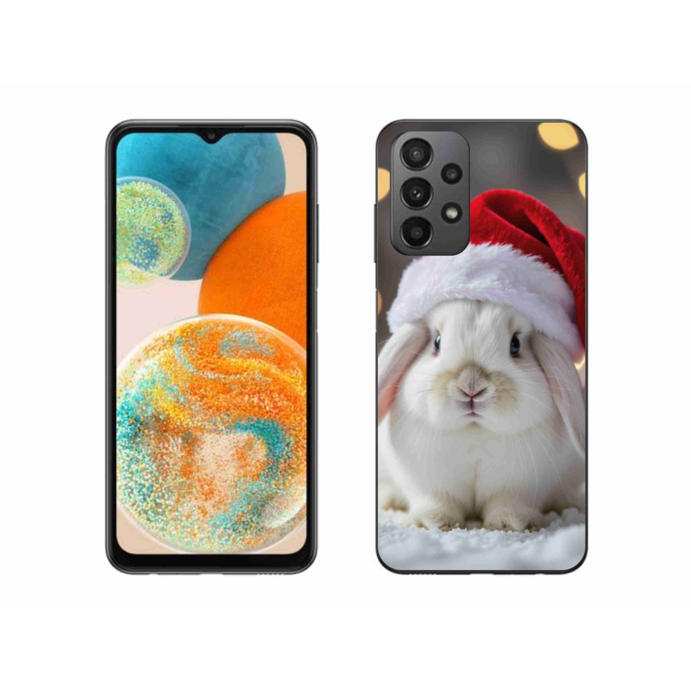 Gél borítás mmCase Samsung Galaxy A23 4G/5G - Karácsonyi nyúl