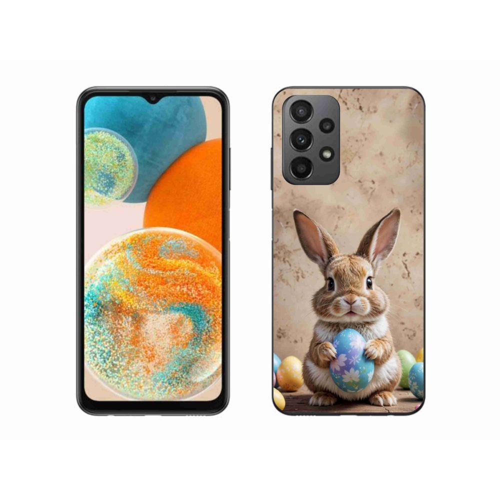 Gél borítás mmCase Samsung Galaxy A23 4G/5G készülékhez - Húsvéti nyuszi