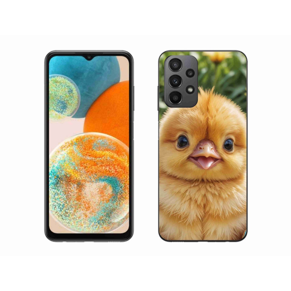 Gél borítás mmCase Samsung Galaxy A23 4G/5G - boldog csaj - Samsung Galaxy A23 4G/5G - boldog csaj