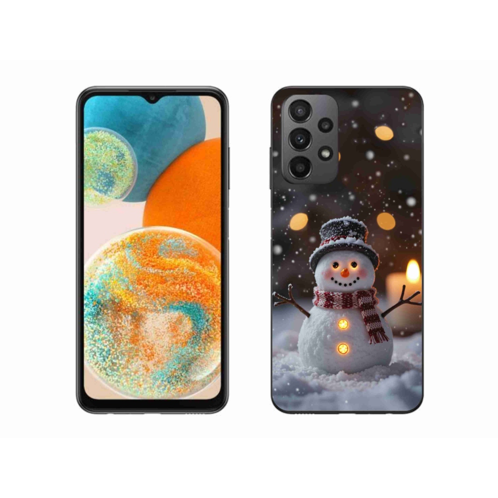 Gél borítás mmCase Samsung Galaxy A23 4G/5G készülékhez - vidám hóember