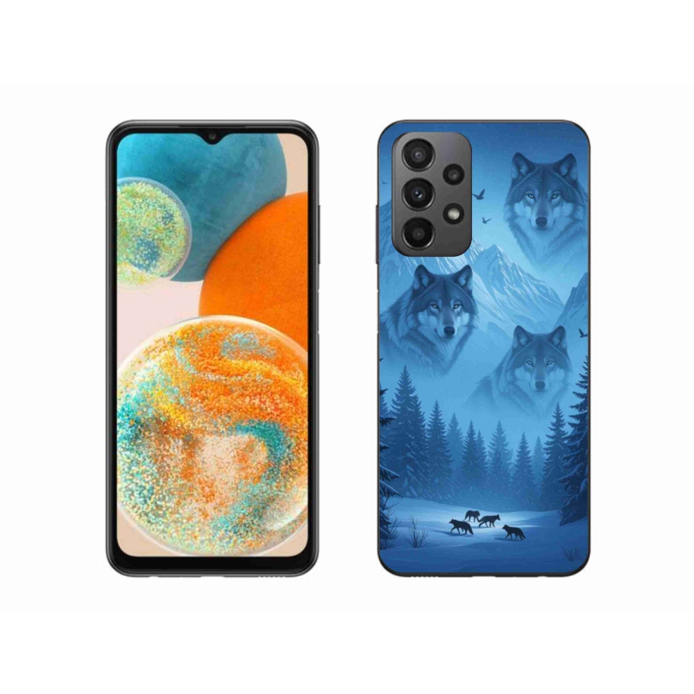 Gél védőburkolat mmCase Samsung Galaxy A23 4G/5G - farkas csomag