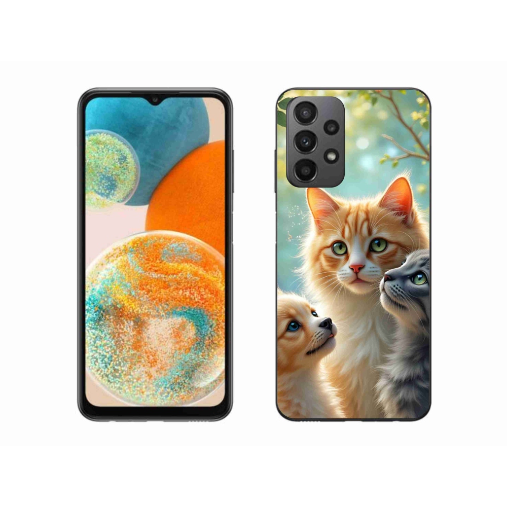 Gél borítás mmCase Samsung Galaxy A23 4G/5G - állatbarátság 2