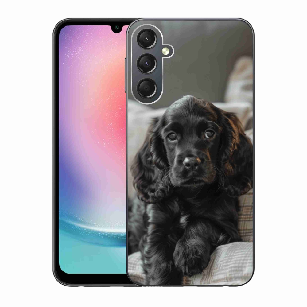 Gél borítás mmCase Samsung Galaxy A24 készülékhez - angol cocker spániel