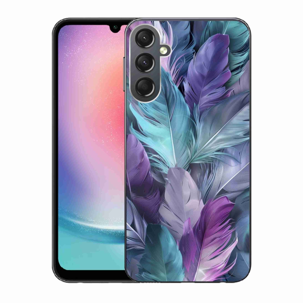 Zselés borítás mmCase Samsung Galaxy A24 készülékhez - színes toll 2