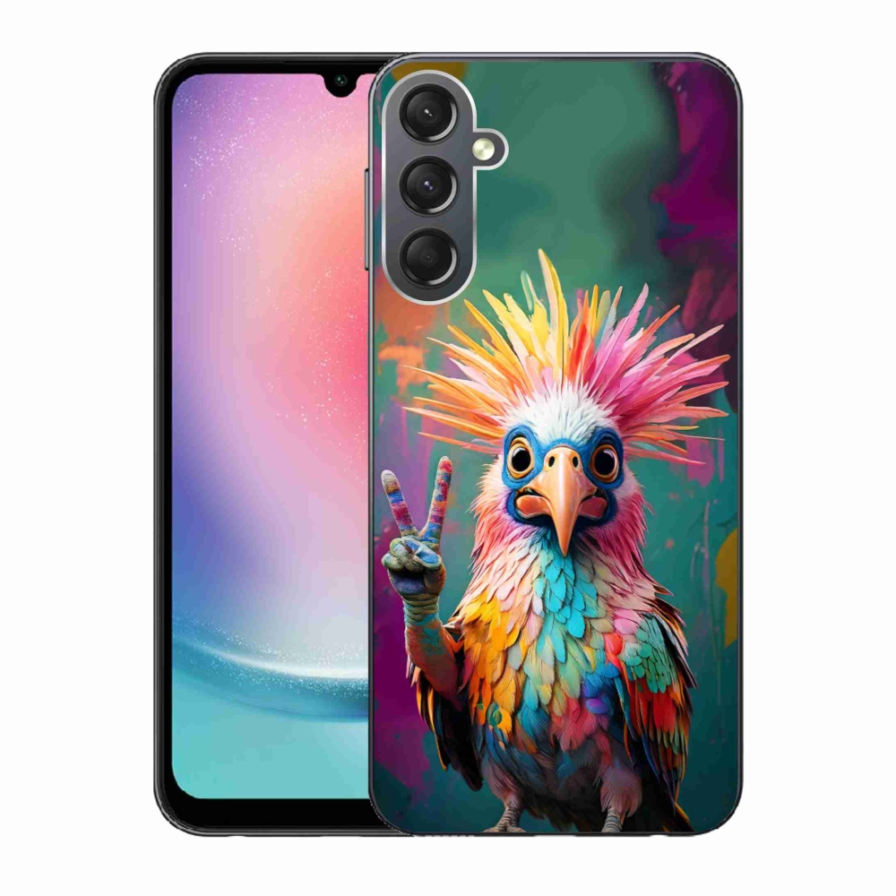 Gél borítás mmCase Samsung Galaxy A24 készülékhez - színes lázadó
