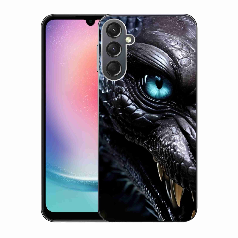 Zselés borítás mmCase Samsung Galaxy A24 készülékhez - sárkány nézet