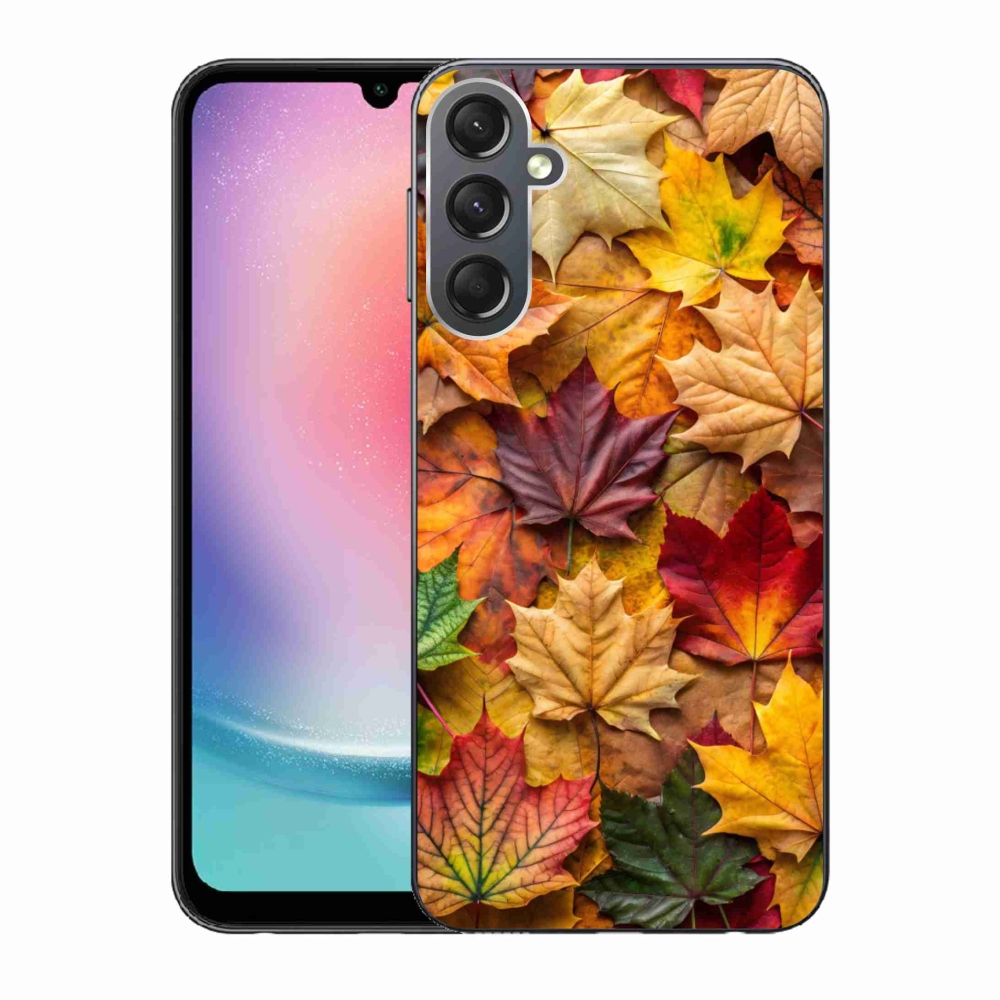 Gél borítás mmCase Samsung Galaxy A24 készülékhez - juharlevelek 2