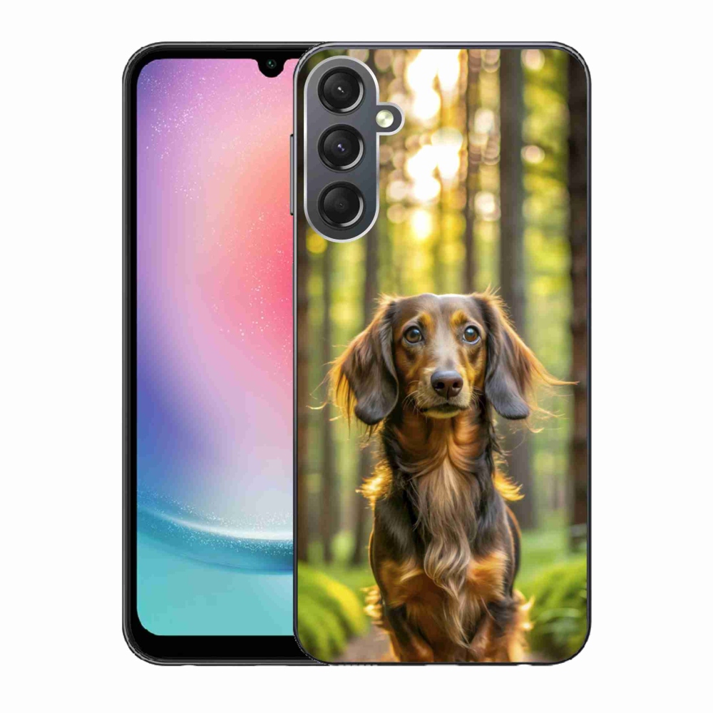 Gél borítás mmCase Samsung Galaxy A24 készülékhez - tacskó 4