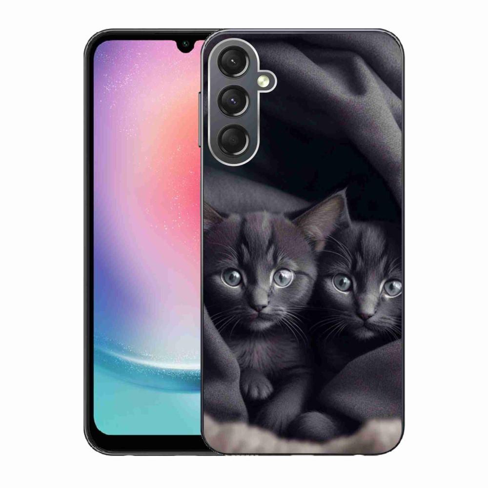 Zselés borítás mmCase Samsung Galaxy A24 - cat duo - macska duóhoz