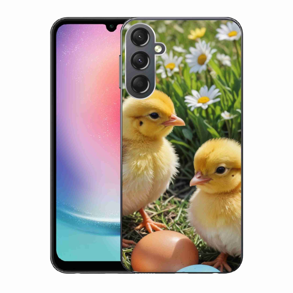 Zselés borítás mmCase Samsung Galaxy A24 - csirkékhez