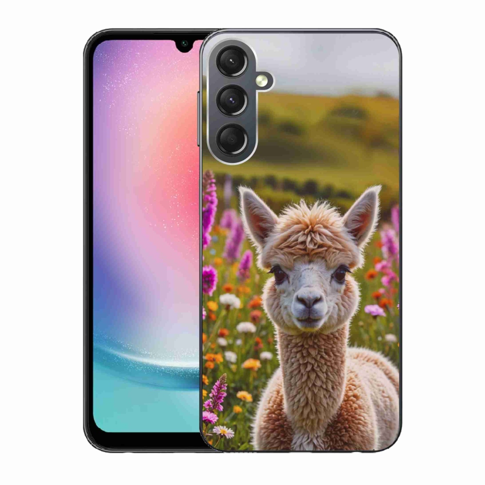 Zselés borítás mmCase Samsung Galaxy A24 készülékhez - láma a réten