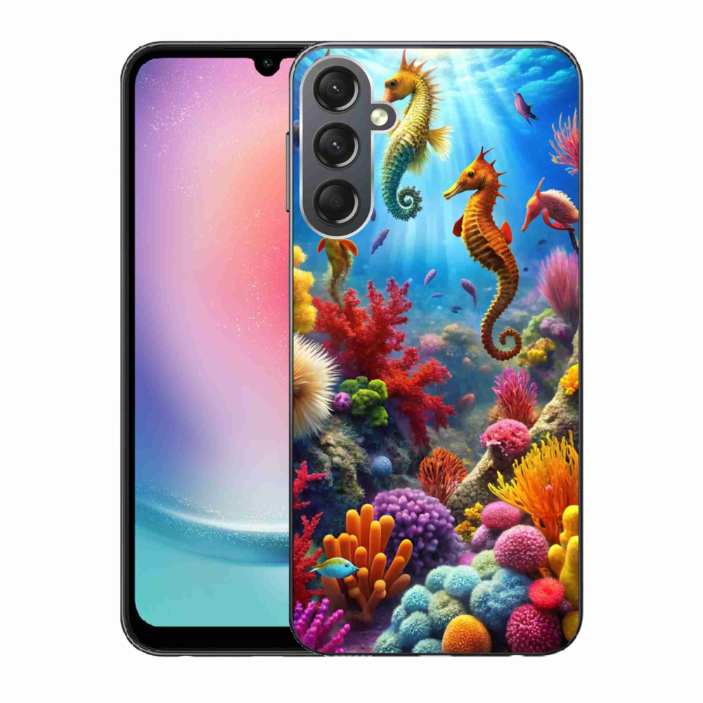 Gél borítás mmCase Samsung Galaxy A24 készülékhez - Sea World 3