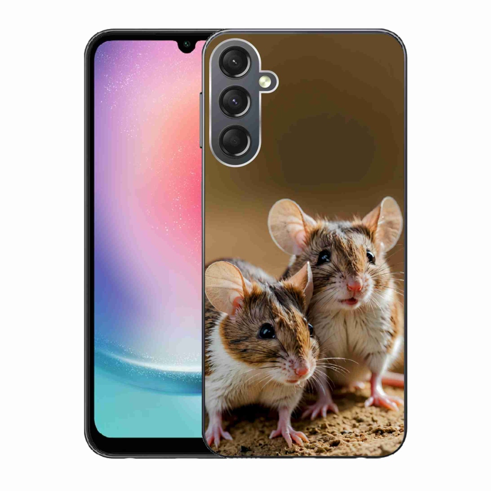 Gél borítás mmCase Samsung Galaxy A24 készülékhez - egér duó