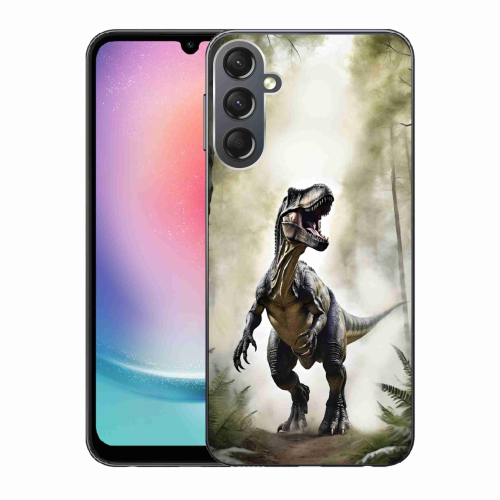 Gél borítás mmCase Samsung Galaxy A24 készülékhez - dühös T-Rex