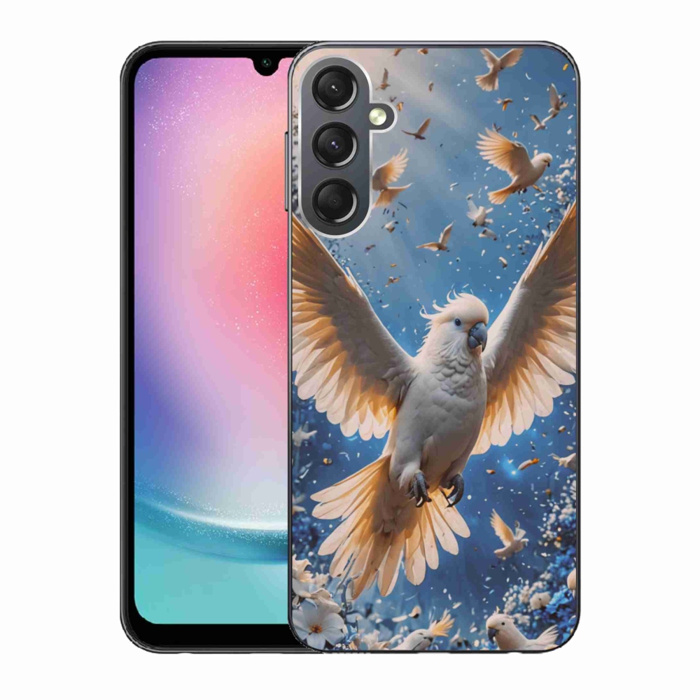 Gél borítás mmCase Samsung Galaxy A24 készülékhez - papagáj kakadu