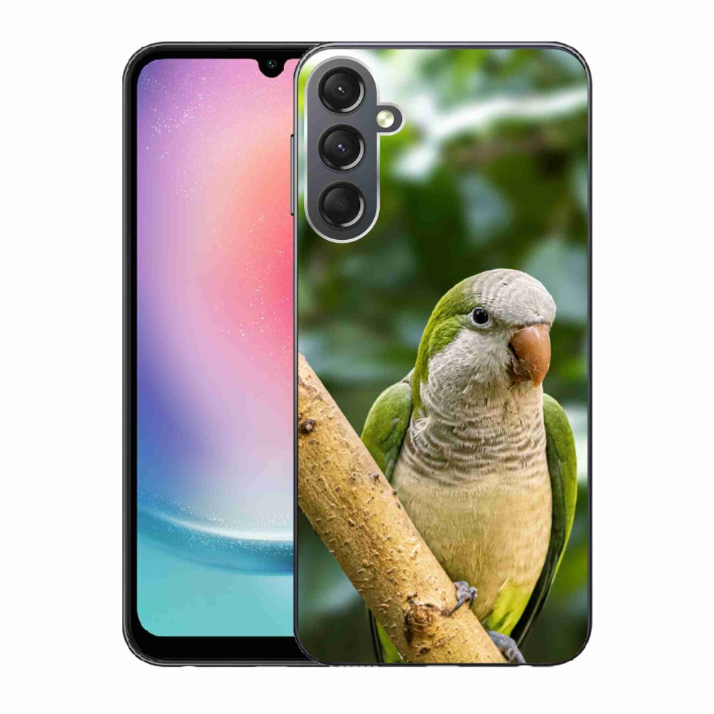 Zselés borítás mmCase Samsung Galaxy A24 készülékhez - papagáj