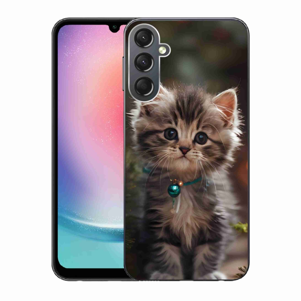 Gél borítás mmCase Samsung Galaxy A24 készülékhez - aranyos cica 11