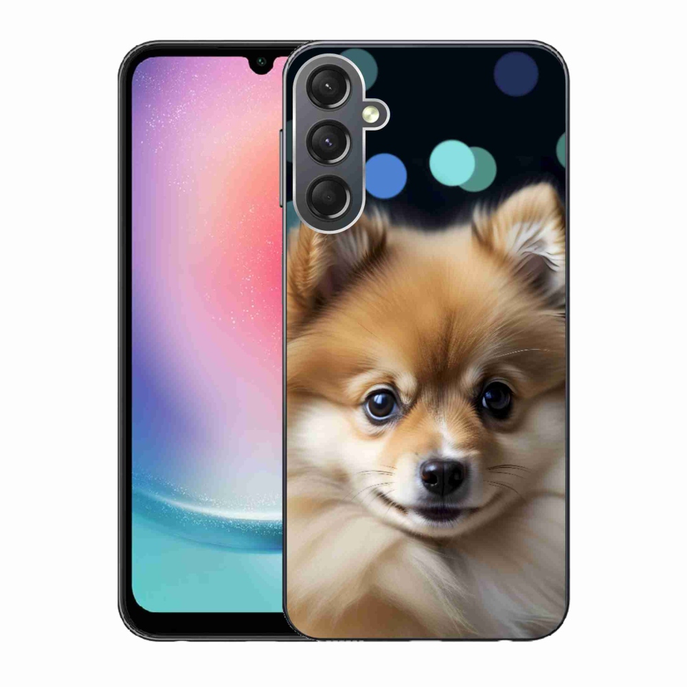 Gél borítás mmCase Samsung Galaxy A24 készülékhez - aranyos pomerániai kutya
