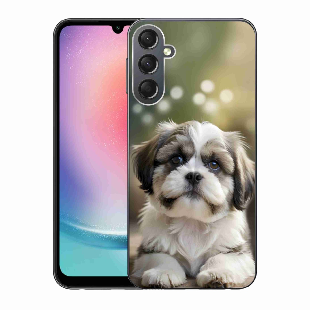 Gél borítás mmCase Samsung Galaxy A24 készülékhez - aranyos shih-tzu