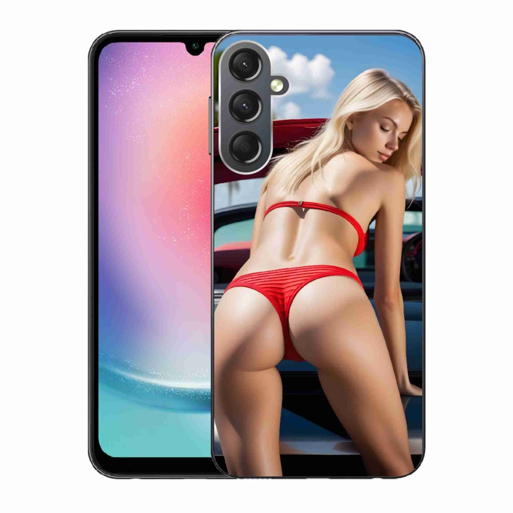 Gél borító mmCase Samsung Galaxy A24 - szexi nő 2