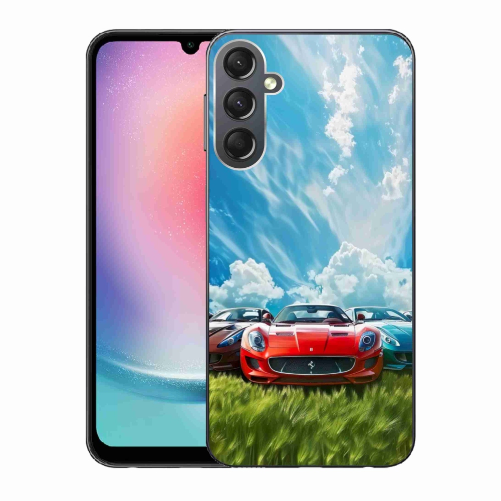 Gél borítás mmCase Samsung Galaxy A24 - sportkocsikhoz