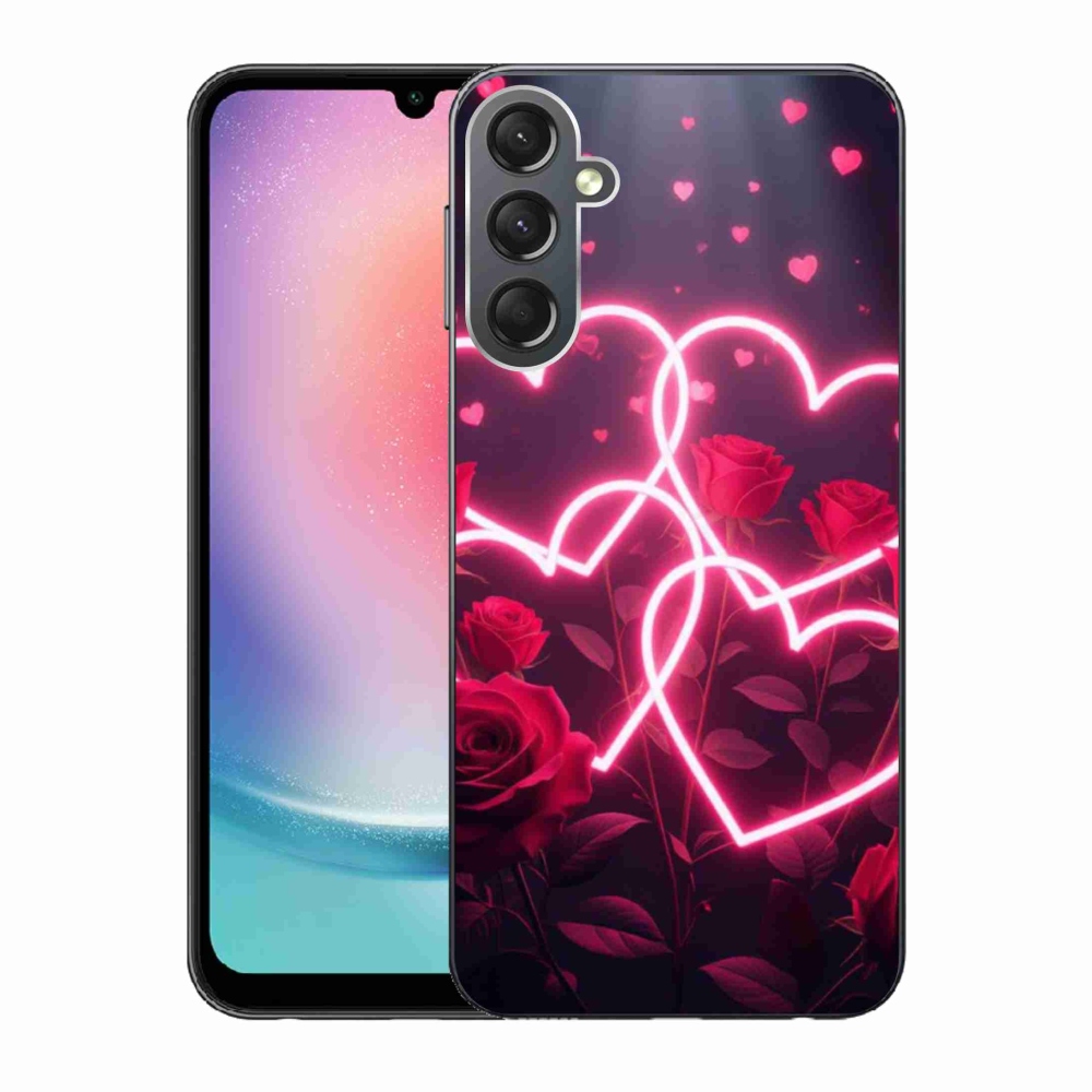 Gél borítás mmCase Samsung Galaxy A24 készülékhez - a szerelem szíve