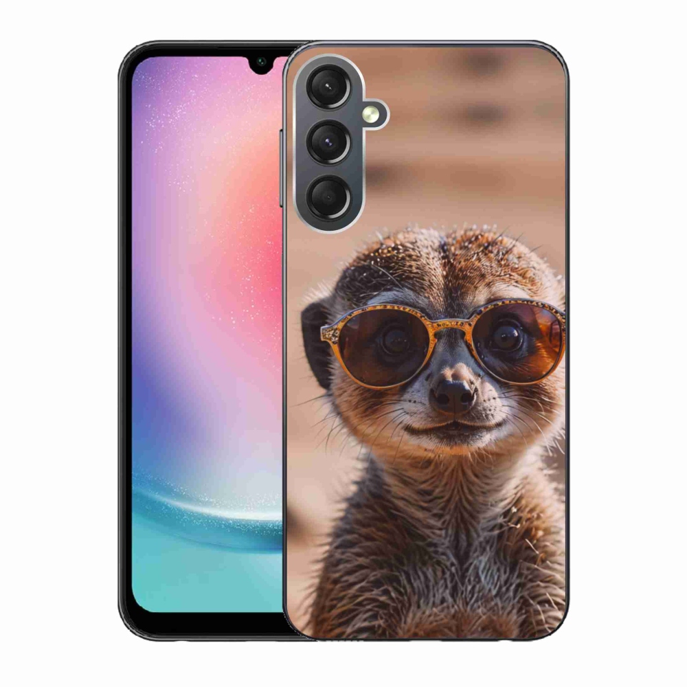 Gél borítás mmCase Samsung Galaxy A24 készülékhez - stílusos surikata