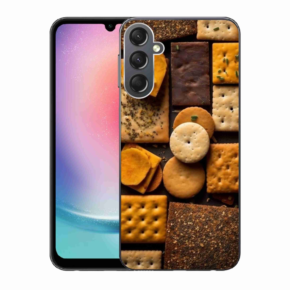 Zselés borítás mmCase Samsung Galaxy A24 készülékhez - kekszek
