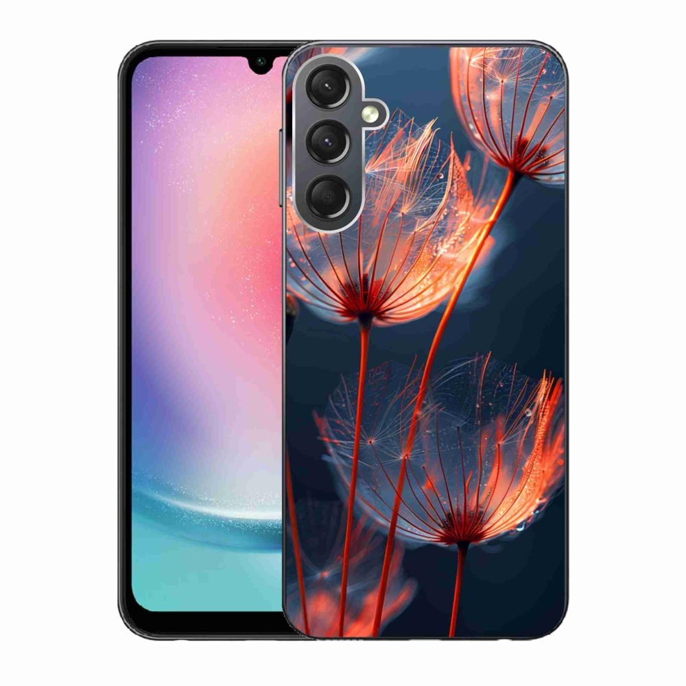 Zselés borítás mmCase Samsung Galaxy A24 készülékhez - világító pehely