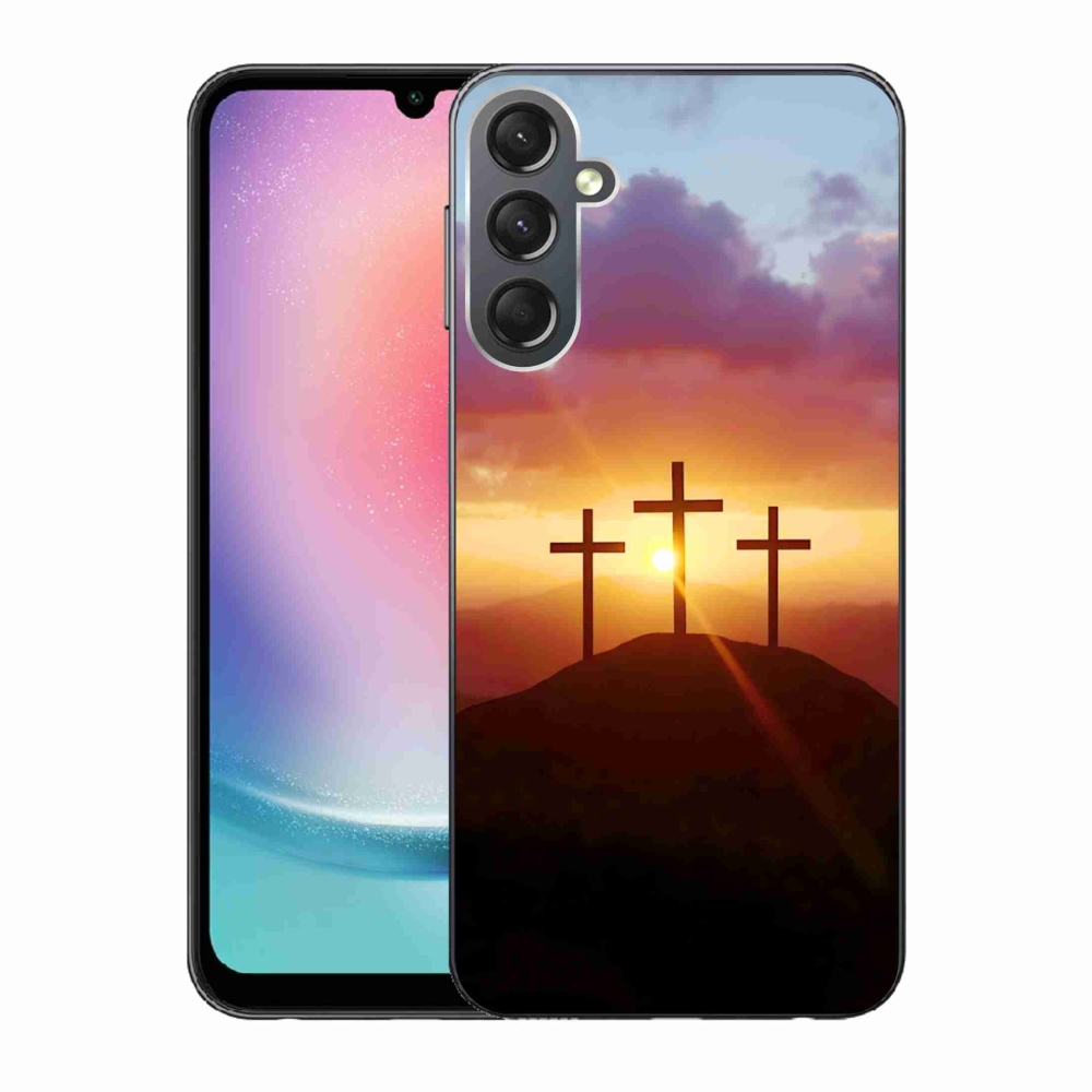 Gél borítás mmCase Samsung Galaxy A24 készülékhez - három kereszt