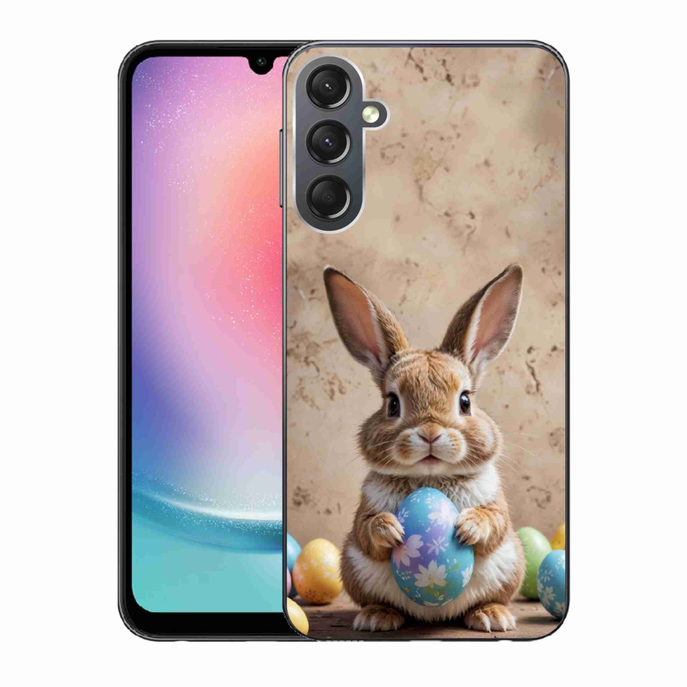 Gél borítás mmCase Samsung Galaxy A24 készülékhez - Húsvéti nyuszi