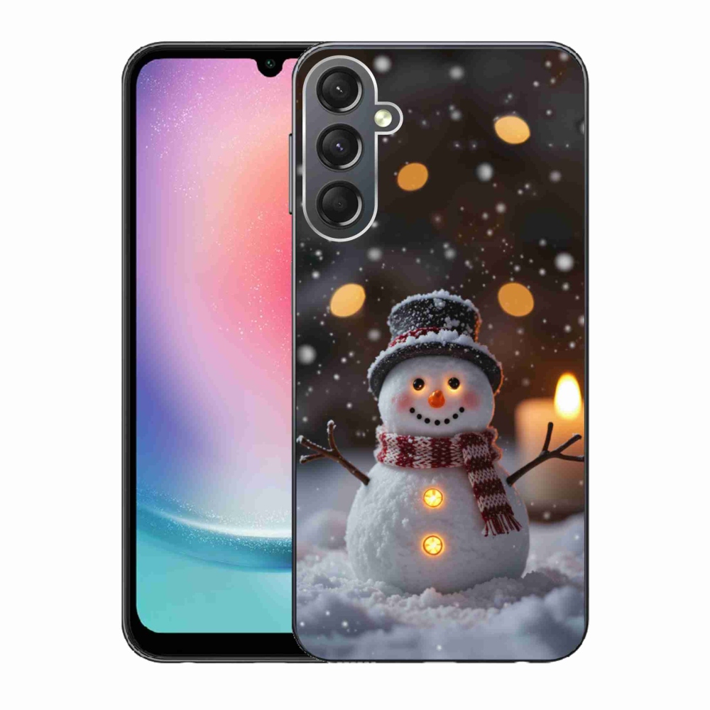 Gél borítás mmCase Samsung Galaxy A24 készülékhez - vidám hóember